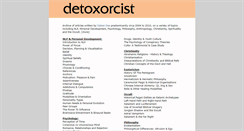 Desktop Screenshot of detoxorcist.com