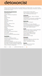 Mobile Screenshot of detoxorcist.com